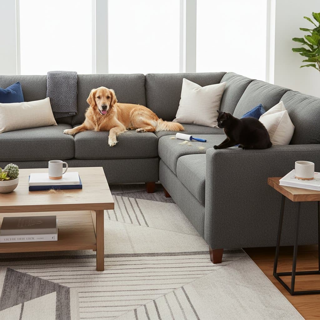 Featured image for Pet-Proof Microfiber Stops Claws and Fur Damage