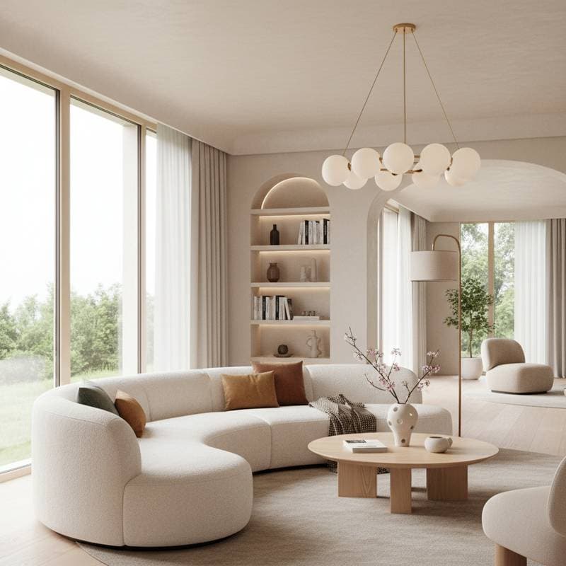 Featured image for Why Curves Make Modern Rooms Feel Like Home