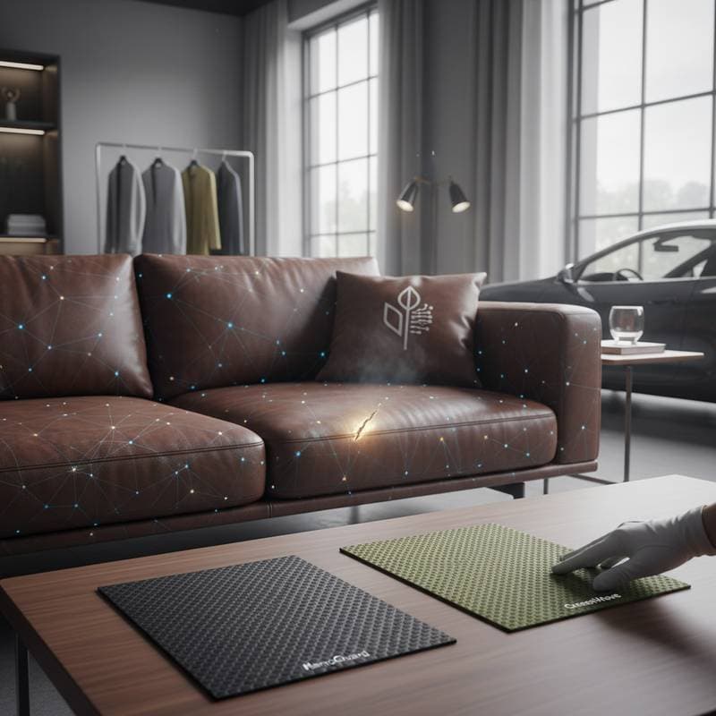 Self-Healing Leather Repairs Scratches Automatically