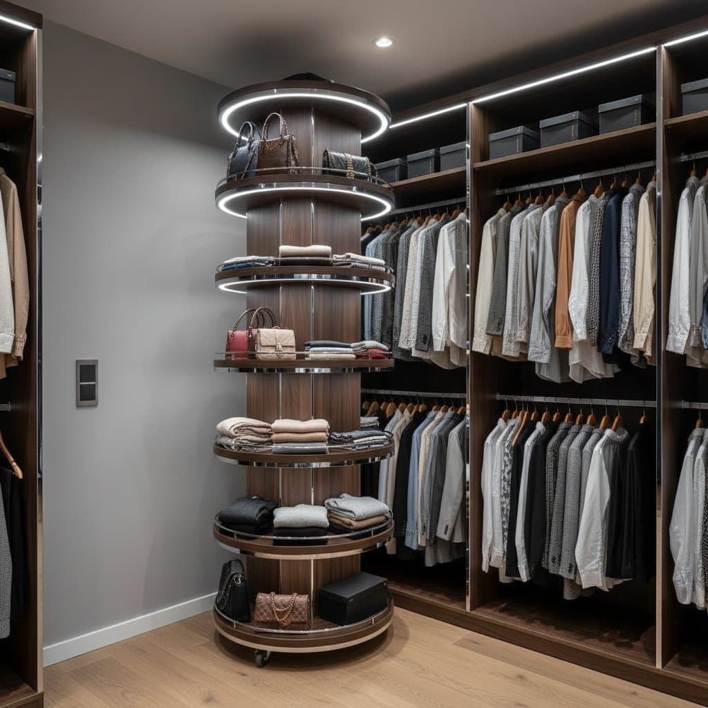 Why Rotating Carousels Maximize Closet Space