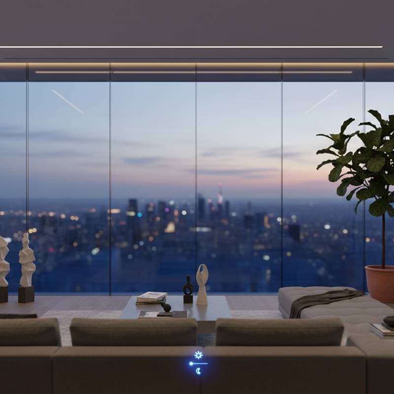 Smart Glass Replaces Blinds With On-Demand Tint