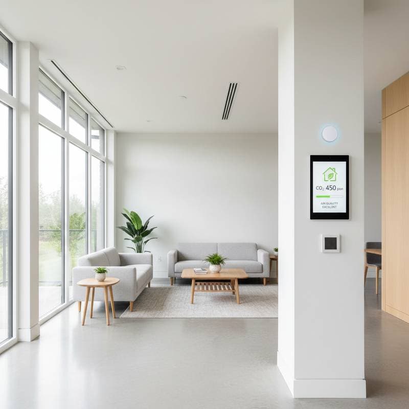 CO2 Sensors Standard in New Homes by 2026