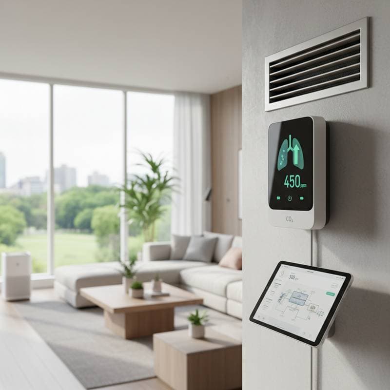 Featured image for CO2 Sensors Now Standard in Modern Home HVAC Systems