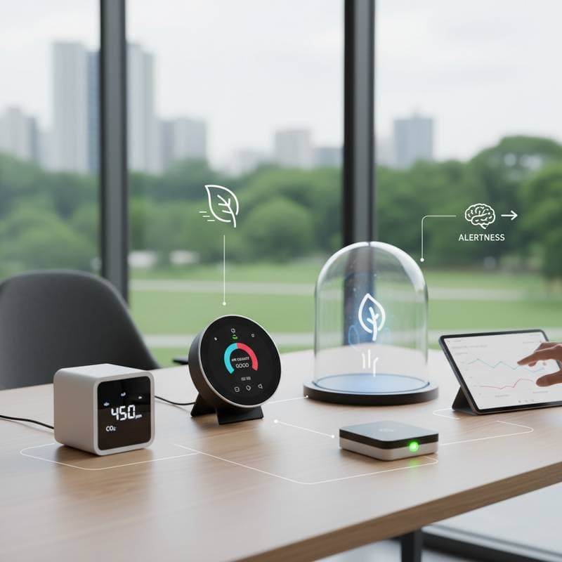 CO2 Sensors Prevent Drowsiness in Closed Spaces