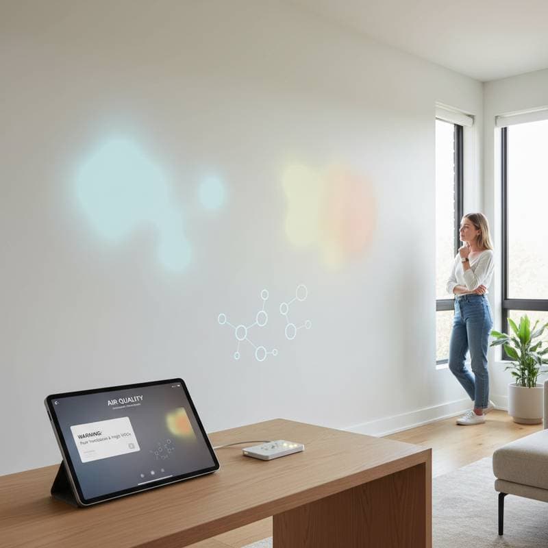 Paint That Warns You When Indoor Air Turns Toxic
