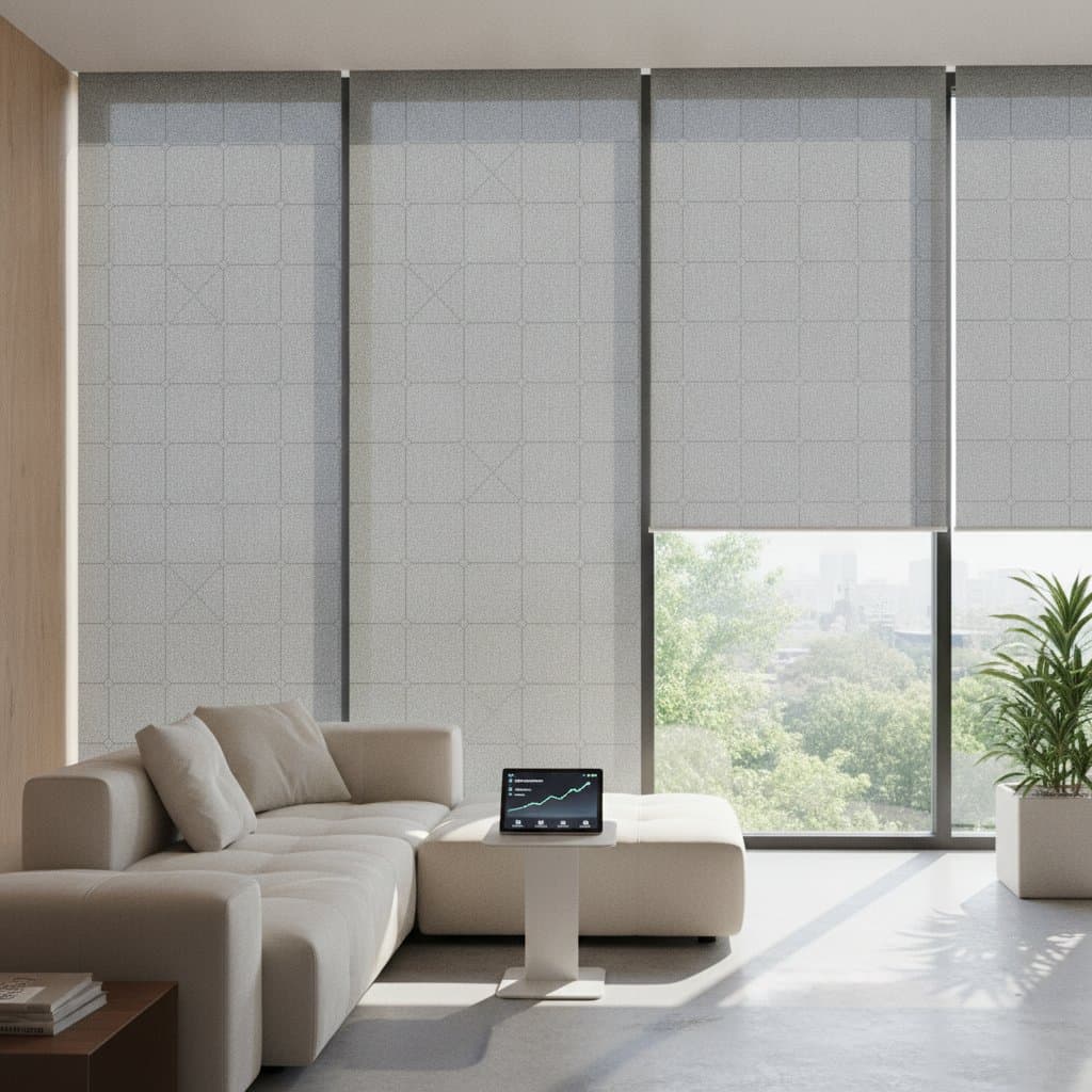 Featured image for Solar Shades That Generate Power While Blocking Heat