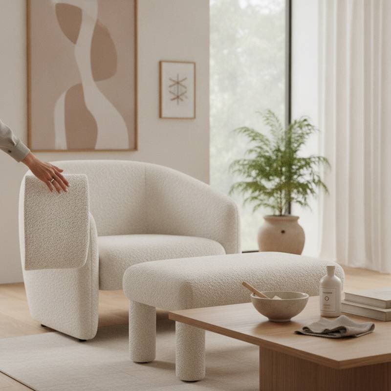 Featured image for Bouclé Furniture Care: Keep It Soft Without Matting