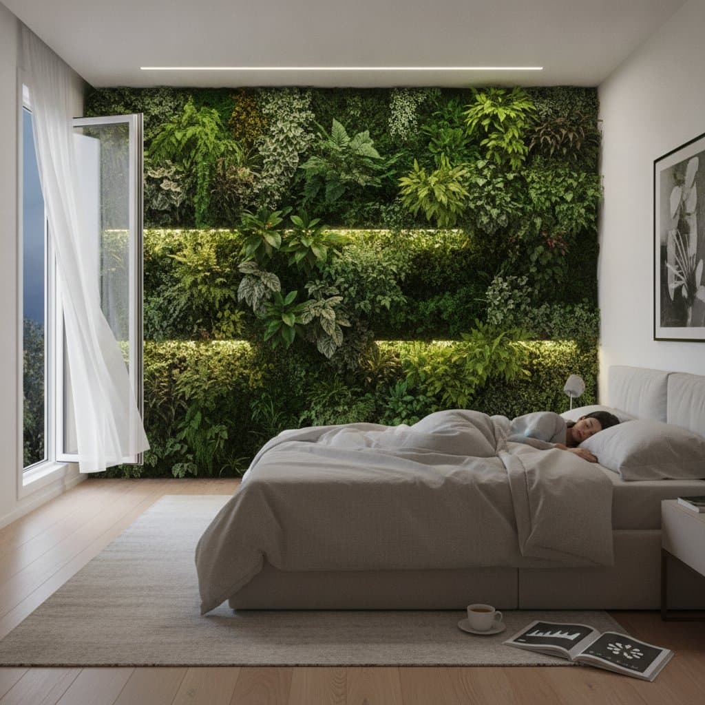 Plant Walls Remove Indoor Toxins While You Sleep