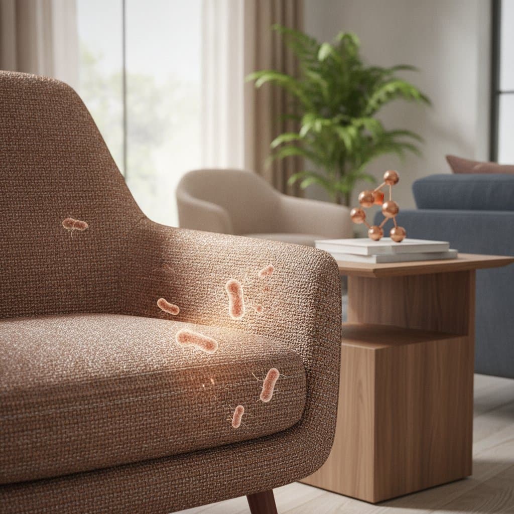 Featured image for Copper Fabric That Kills Bacteria While You Sit